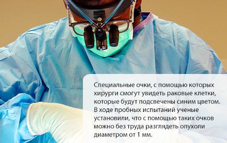 Erikoislasit auttavat onkokirurgeja poistamaan kaikki patologiset solut vaikuttamatta terveisiin